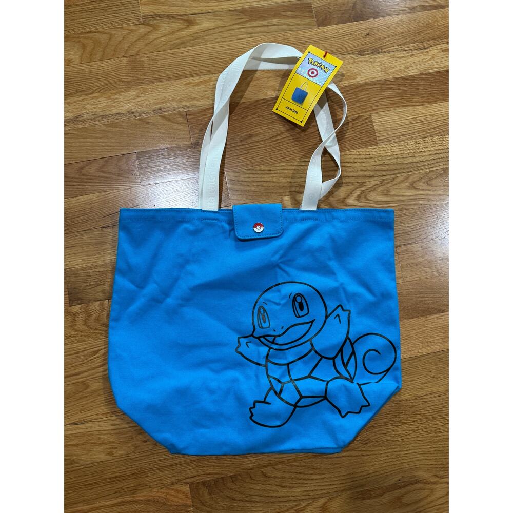 Pokémon x Target Reuseable Tote Bag 30th Anniversary Squirtle NWT SOLDOUT